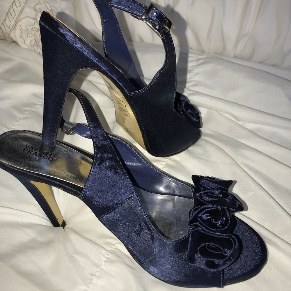 Brand new Valenti Franco silk heels